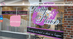 Desktop Screenshot of prettypleasesalon.com